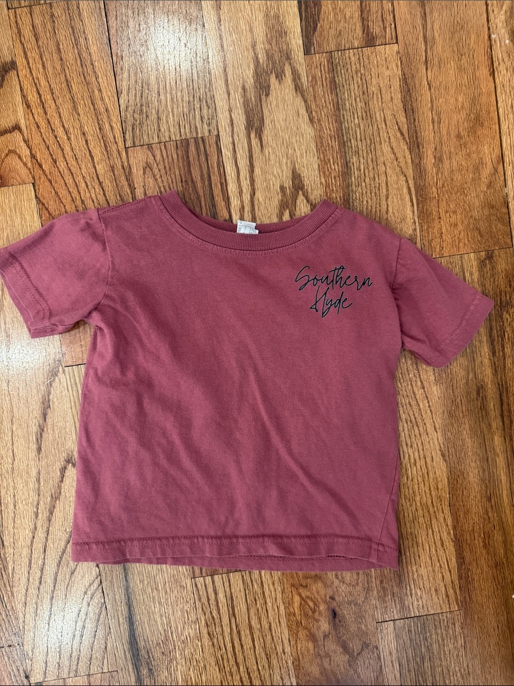 Southern Hyde  Kids Short Sleeve Tee - Rosewood